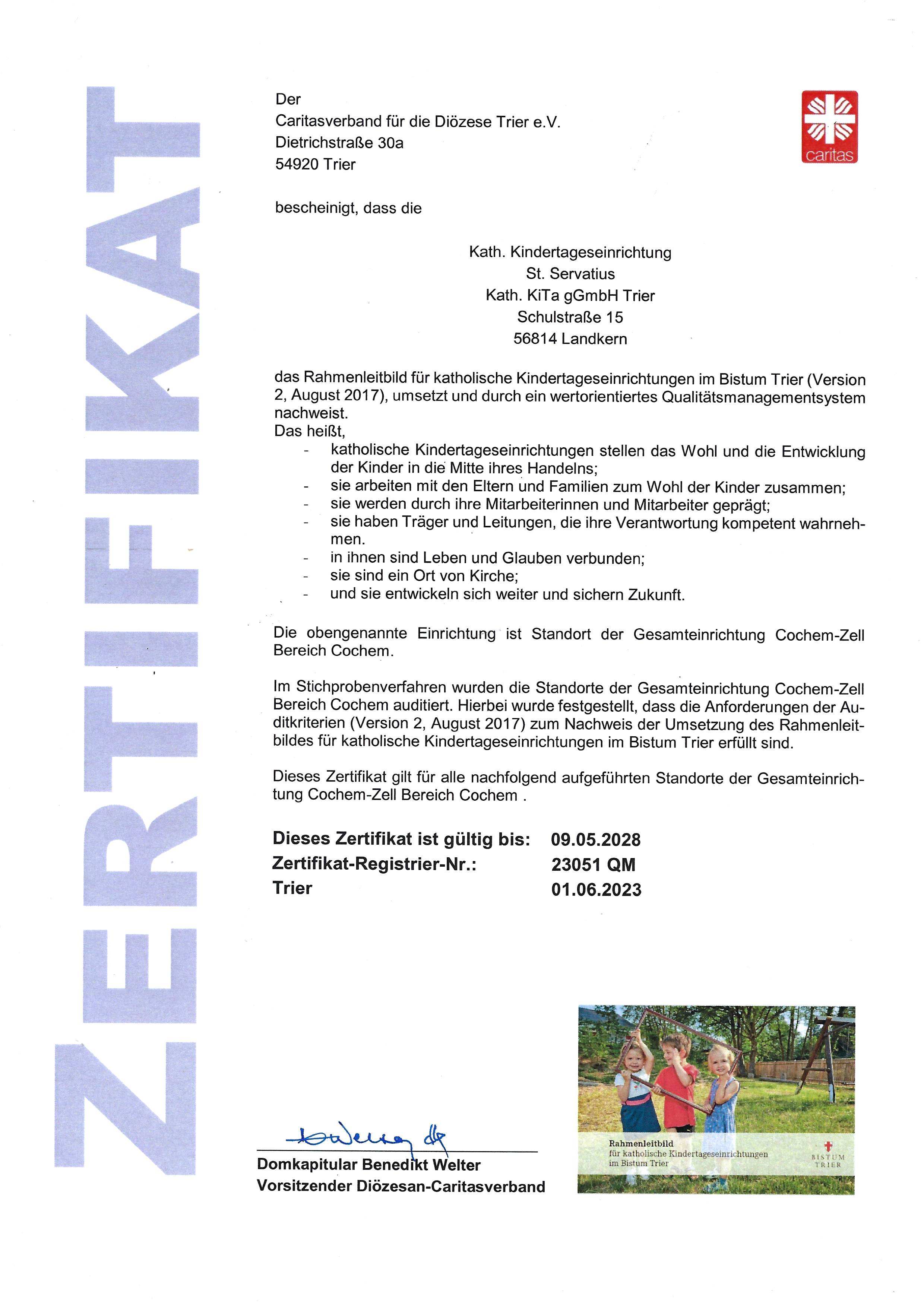 QM Zertifikat